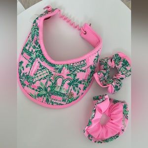 Lilly Pulitzer Visor & Scrunchie set